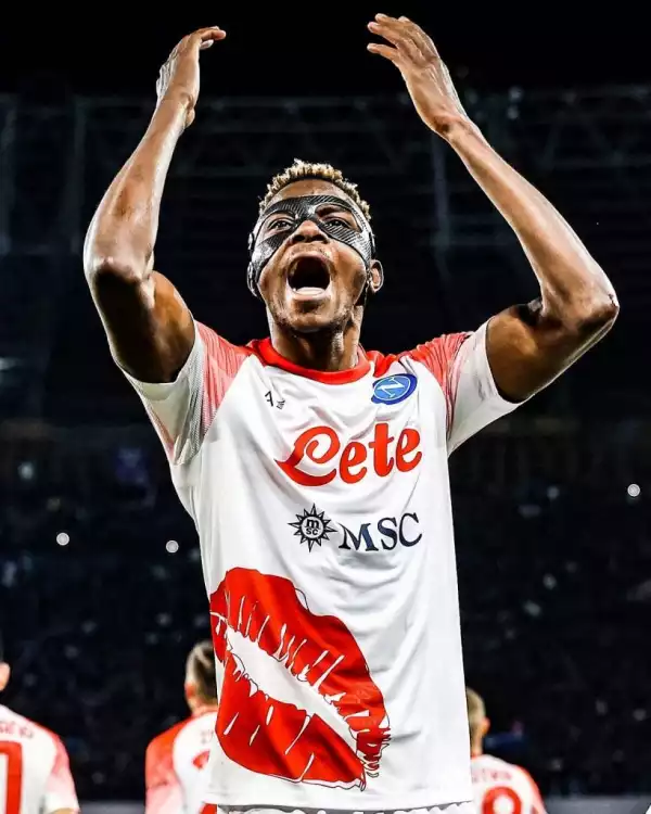 Serie A: Osimhen makes history after scoring in Napoli’s win against Cremonese