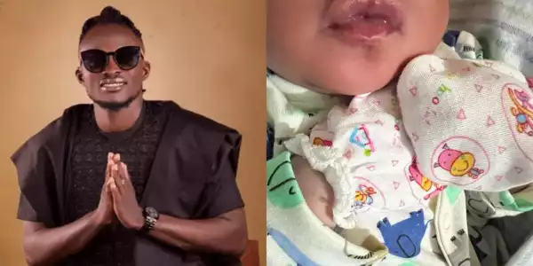 “Father of girls” Nollywood stars hail Jigan Babaoja as he welcomes baby girl