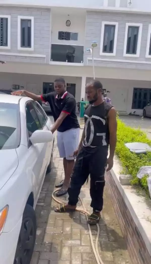 Cute Abiola Gives Aremu Olami A Car Gift (Video)