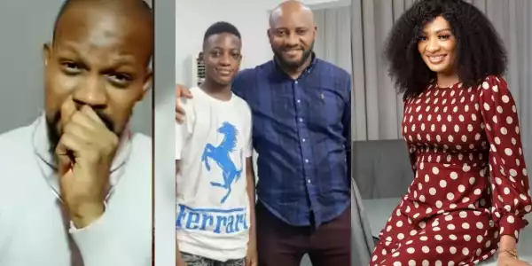 “His death is spiritual” Uche Maduagwu shed tears as he reacts to Yul Edochie’s son death, consoles May (Video)