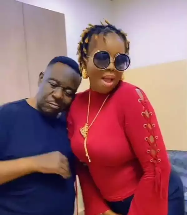 Finally Gonna Knack – Mr Ibu Says As He Shares Romantic Video With Wife (Video)