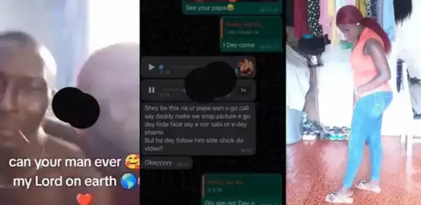 Lady Left In Shock After Her Father’s Side Chick Shares Video Of Them