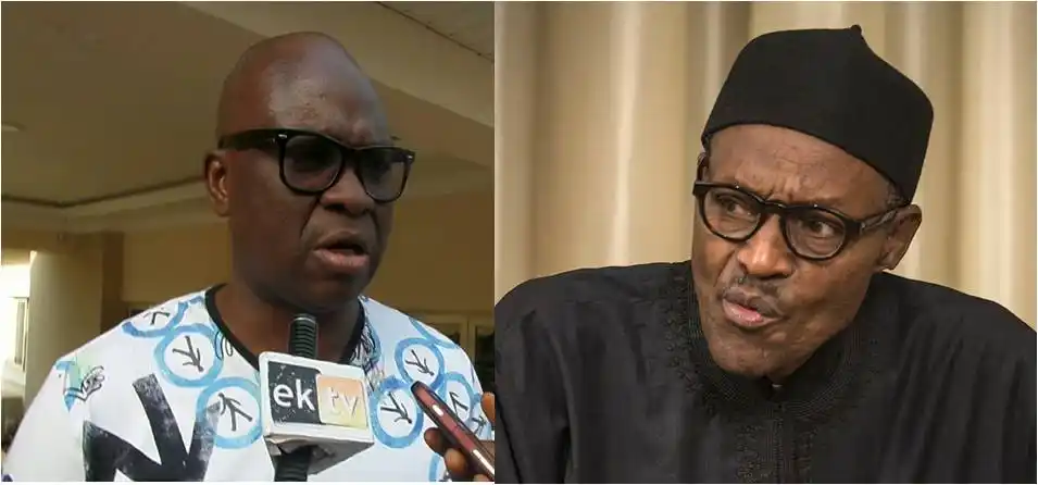 Buhari cannot manage his immediate family, let alone his party and Nigeria – Fayose