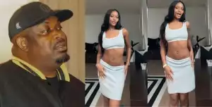 Who Is This? – Don Jazzy Reacts As Singer Ayra Starr Joins Long Skirt Gang (Video)