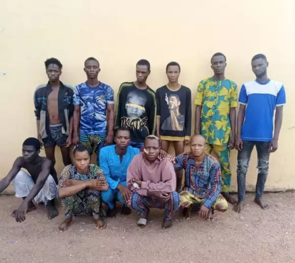 Eleven Suspected Cultists Arrested For Killing Three Persons In Abeokuta