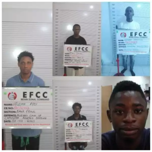 Photo Of Impersonator, Other Fraudsters Who Were Sentenced To Prison In Edo