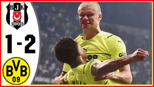 Besiktas vs Borussia Dortmund 1 − 2 (Champions League 2021 Goals & Highlights)