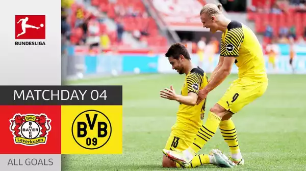 Bayer Leverkusen vs  Dortmund 3 - 4 (Bundesliga 2021 Goals & Highlights)