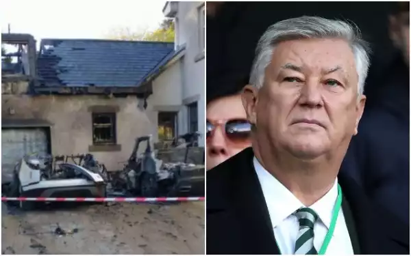 Celtic release statement as images appear to show explosion at club chief’s home