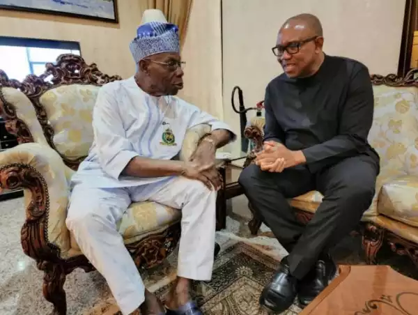 Obasanjo Insists Peter Obi Is Better Than Other Candidates