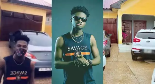 Check Out The Fleet Of Cars Displayed By Kuami Eugene In His House