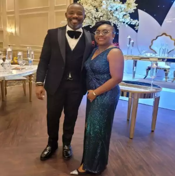 Comedian Okey Bakassi And Wife, Ezinne, Celebrate 22nd Wedding Anniversary