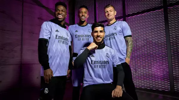 Real Madrid unveil purple away kit for 2022/23