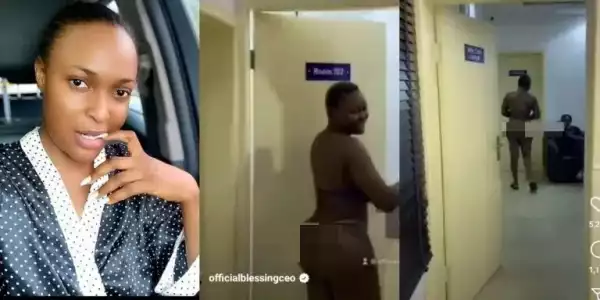 You No Get Shame Again – Fans Drag Blessing Okoro As She Strips Uncl$d In New Video