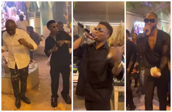 Wizkid and Flavour set Tony Elumelu’s Birthday bash on fire with thrilling performance