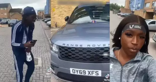 Lady Buys Her Boyfriend A Brand New Range Rover Car As Birthday Gift (Video)