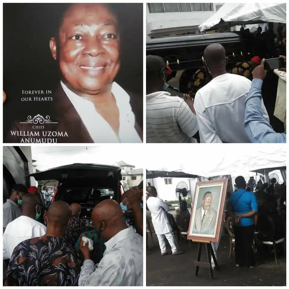 First photos from the funeral of billionaire businessman, Willie Anumudu