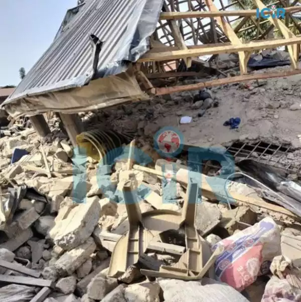Five Residents Displaced By Flood Killed As Building Collapses In Kogi (Video)