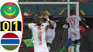 Mauritania vs Gambia 0 − 1 (AFCON 2022 Goals & Highlights)