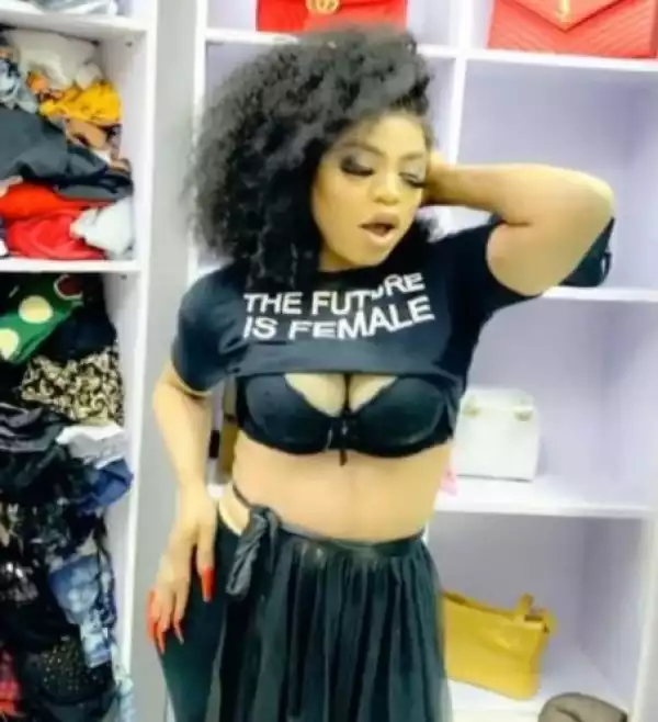 Bobrisky Shares Sultry Video On Instagram, Shows Off Breast (Watch Video)