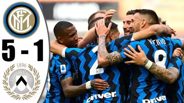 Inter Milan vs Udinese 5 − 1 (Serie A  Goals & Highlights 2021)