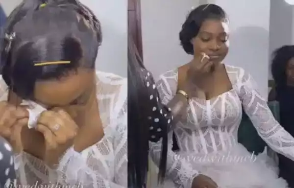 Bride Breaks Down In Tears As Her Parents Tells Her Not To Wear Makeup At Her Wedding Ceremony (Video)