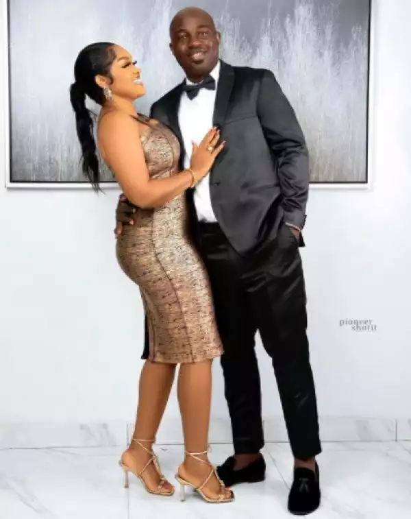 D’Owner and D’Owned - Mercy Aigbe Writes As She Shares New Photo of Her and Husband Kazim Adeoti