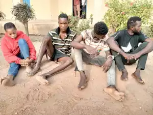 Police Parade Cultists And Car Theft Syndicate in Osun (Photo)
