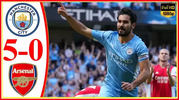 Manchester City vs Arsenal 5 − 0 (Premier League 2021 Goals & Highlights)