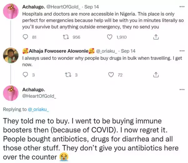 Hospitals And Doctors Are More Accessible In Nigeria Than UK - Nigerian Lady