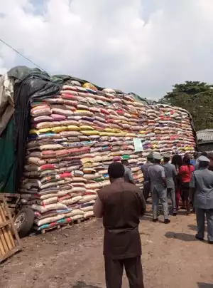 Customs Intercept Nine Trailers Of Imported Rice In One month, Valued At N872million