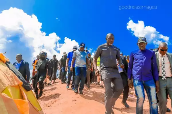 Yahaya Bello Embarks On Inspection Of Projects In Kogi (Videos, Pictures)
