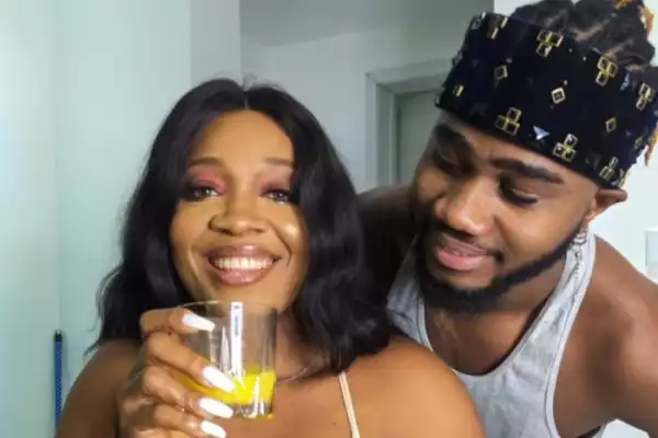 #BBNaija: Lucy And Praise’s Cozy Photo Sparks Relationship Rumour