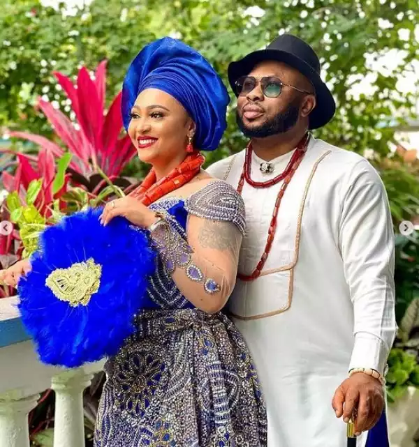 Until I Met You I Thought Soulmate Was Just A Myth - Actress Rosy Meurer Tells Husband Olakunle Churchill