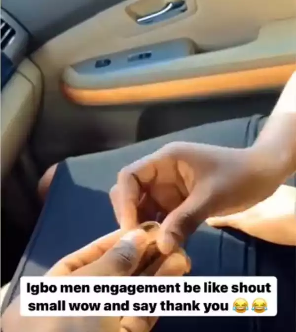 Man Casually Proposes To His Girlfriend In Car Then Asks Her To Say 