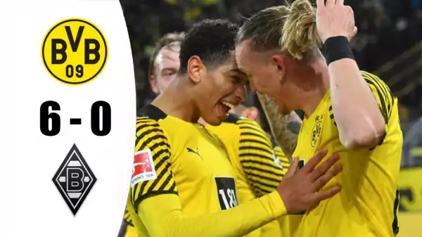 Dortmund vs Gladbach 6 − 0 (Bundesliga 2022 Goals & Highlights)