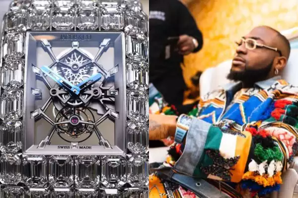 Checkout One Of Floyd Mayweather’s Wristwatch Which Is More Expensive Than Davido’s Entire Net Worth (Photos)