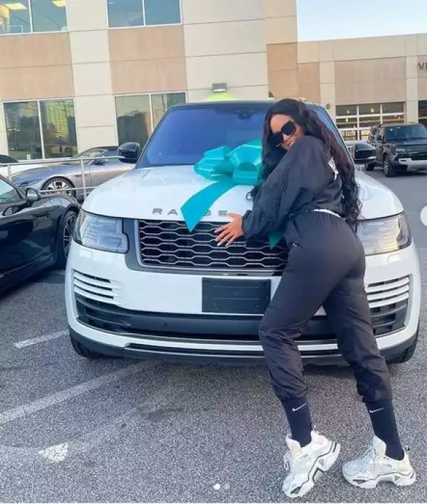 Nina Ivy’s Husband Gifts Her A Range Rover (Video)