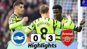 Brighton vs Arsenal 0 - 3 (Premier League 2024 Goals & Highlights)