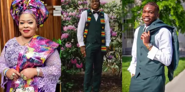 Toyin Tomato celebrates her ‘son’ as he bags a double major with a 4.0 GPA from MIT