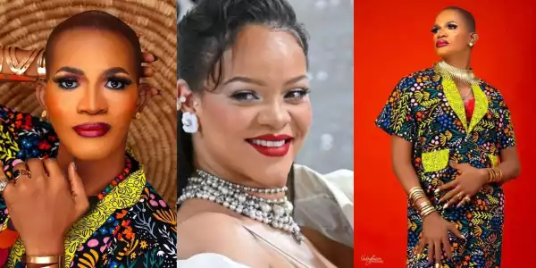 “Why is everyone saying I look so much like Rihanna” Uche Maduagwu queries as he announces his new title