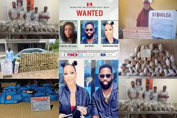 Prophetess, Celebrity Couple Declared Wanted For Drug Trafficking