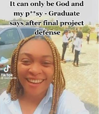 She is not a student of our school - Imo polytechnic SUG disowns lady who went viral for attributing her graduation from the school to God and her 