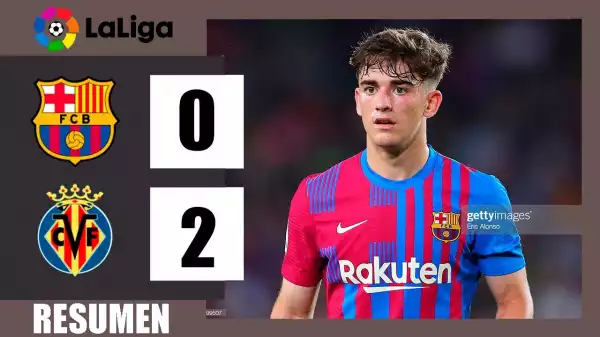 Barcelona vs Villarreal 0 - 2 (LaLiga 2022 Goals & Highlights)