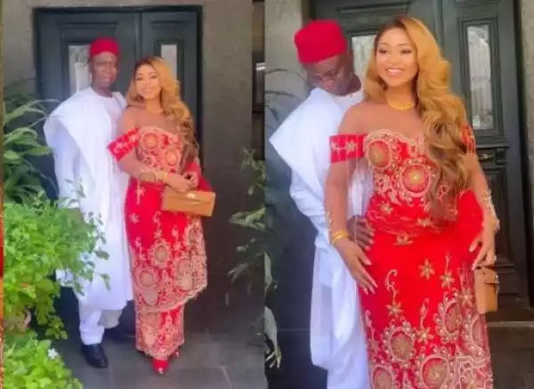 Actress, Regina Daniels And Husband Ned Nwoko Step Out In Style For His Inauguration As A Senator (Video)