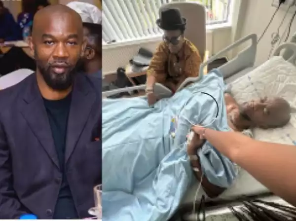 Thank You Lord - Movie Director, Kingsley Ogoro, Writes As He Shares Photo of Himself In A Hospital (Photo)