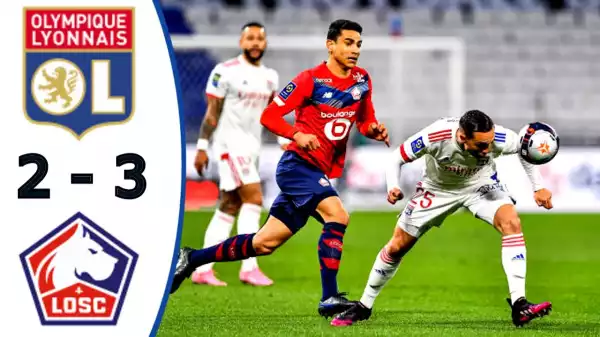 Lyon vs Lille 2 - 3 (Ligue 1 Goals & Highlights 2021)