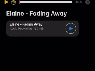 Elaine – Fading Away (snippet)