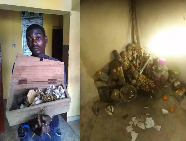 Suspected ritualist arrested in Lagos (photos)