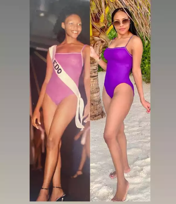Ex-Beauty Queen, Anita Uwagbale, Recreates Her Bikini Look From MBGN 2004